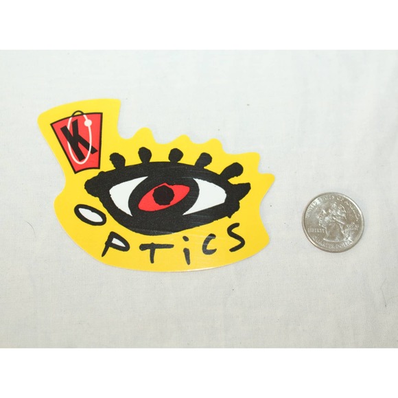 Kryptonics Vintage Inline Aggressive Rollerblade wheels Vinyl Eye Sticker - Picture 3 of 3